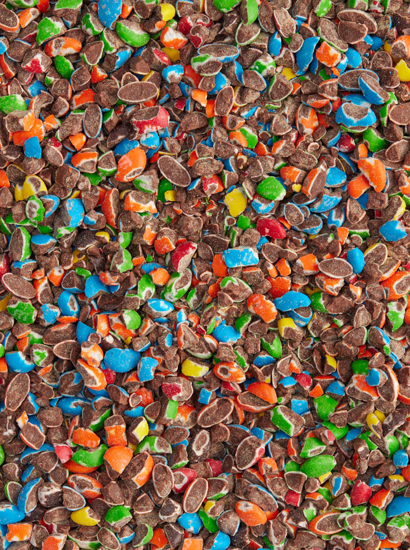 Milk Chocolate M&Ms Chopped - 10 lbs