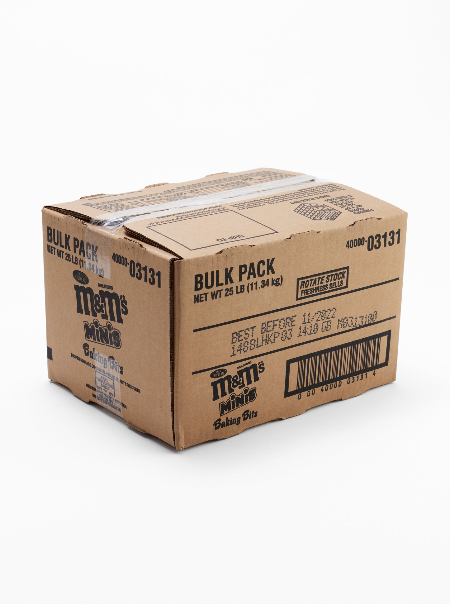 Milk Chocolate M&M's Mini Baking Bits - 25 lbs